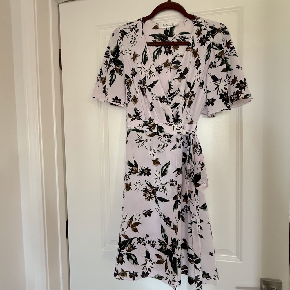 Diane Von Furstenberg Floral Wrap Dress